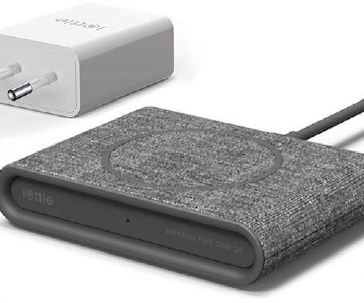 iOttie Беспроводное зарядное устройство iON Wireless Fast Charging Pad Plus Grey (CHWRIO105GR)